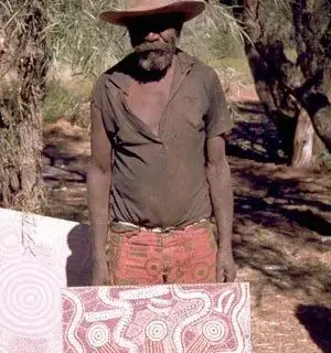 Portrait of Charlie Tajaruru (Tawara) Tjungurrayi