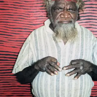 Portrait of Dr George Tjapaltjarri