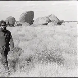 Portrait of John Kipara Tjakamarra