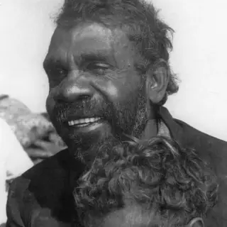 Portrait of Kaapa Mbitjana Tjampitjinpa