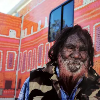 Portrait of Patrick Olodoodi Tjungurrayi