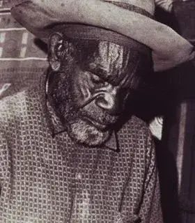 Portrait of Shorty Lungkarda Tjungurrayi
