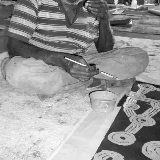 Portrait of Willy Tjungurrayi