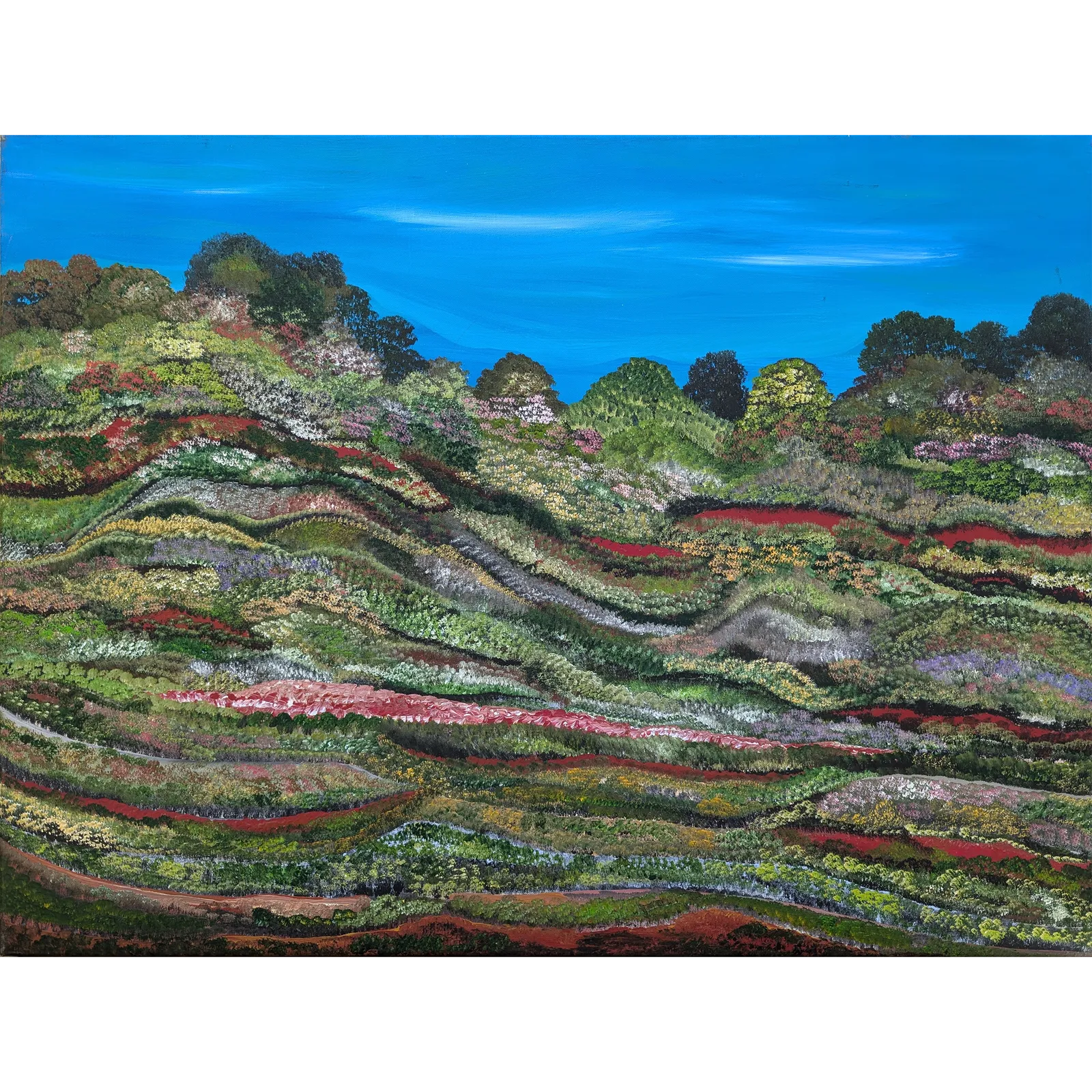 Karen Chong, Magian, 2009, synthetic polymer paint on Belgian linen, 90 x 120 cm