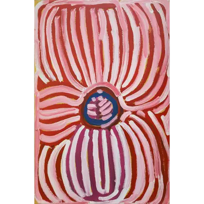 Lorna Naparrula Fencer, Bush Potato, 2000, synthetic polymer paint on canvas, 92 x 62 cm