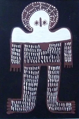 Regina Karadada, Wanalirri (Wandjina), 2012, 24 x 16 cm