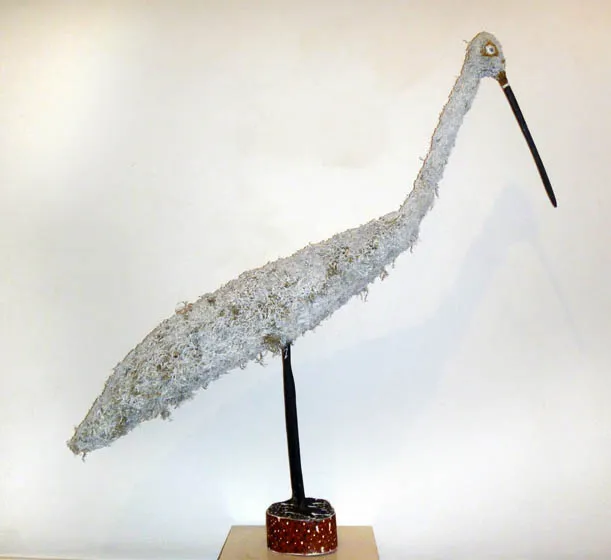 Alfred Walpay, Bird, 2012, 112 x 160 cm