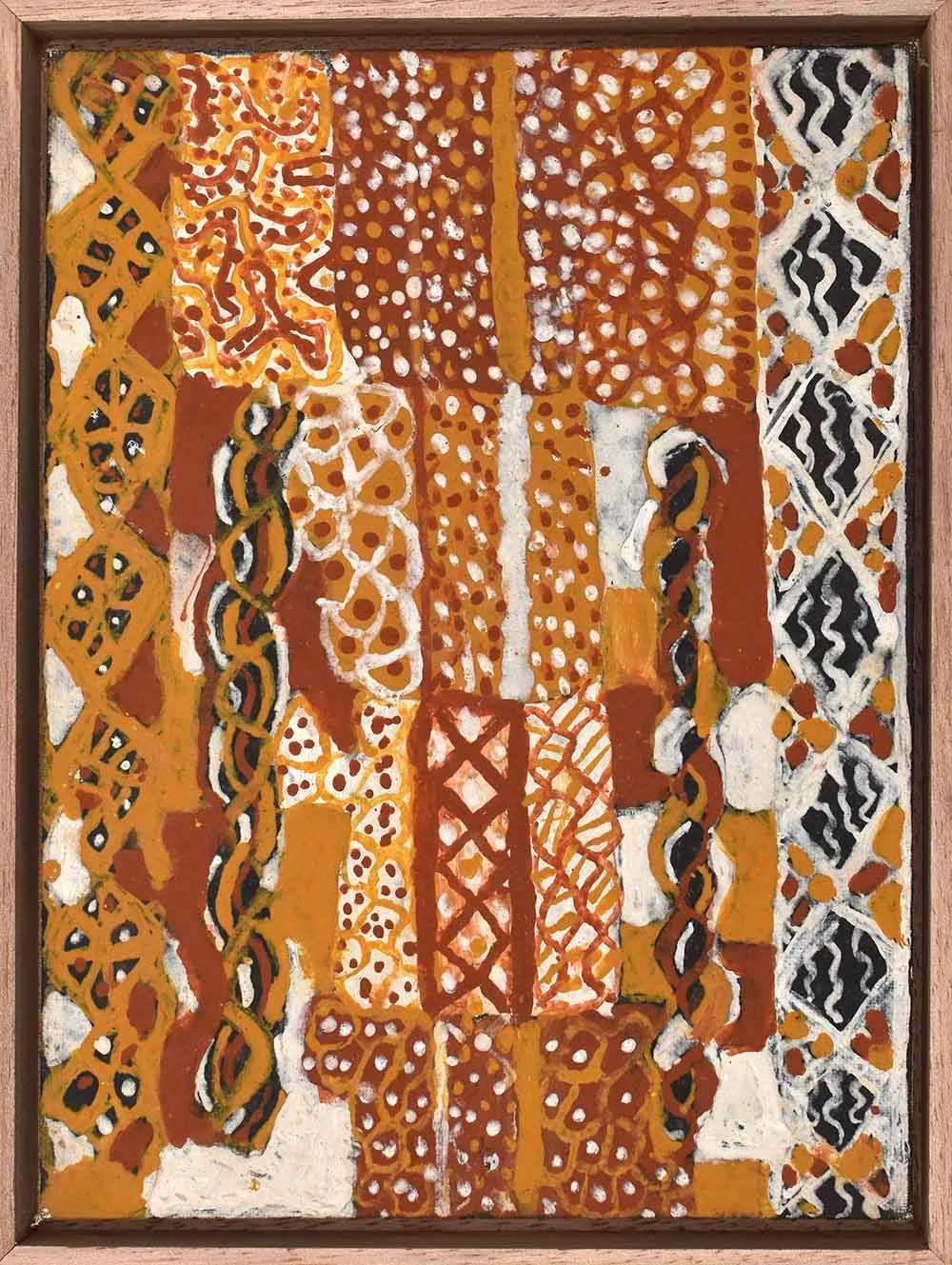 Lillian Kerinaiua, Pukamani Poles, 2012, 23 x 30.5 cm