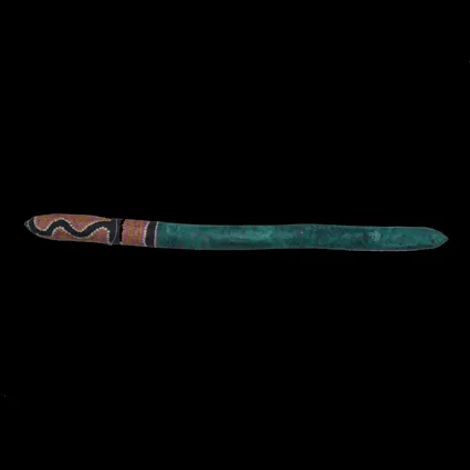 Artist Once Known, Digging Stick, synthetic polymer paint on wood, 62 x 4cm