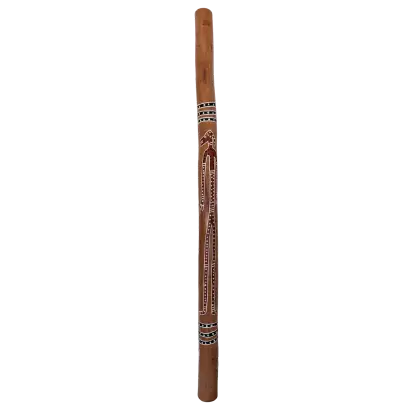 Paddy Wainburranga Fordham, Didgeridoo, c.1995, synthetic polymer paint on wood, 134 x 10 x 10 cm
