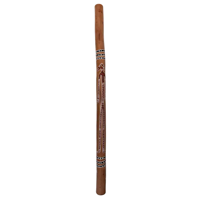 Paddy Wainburranga Fordham, Didgeridoo, c.1995, synthetic polymer paint on wood, 134 x 10 x 10 cm