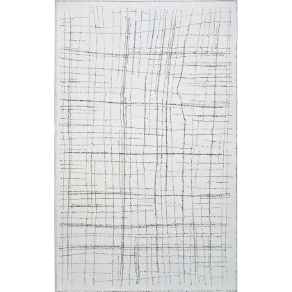 Dorothy Robinson Napangardi, Salt on Mina Mina, 2005, synthetic polymer paint on Belgian linen, 122 x 76 cm