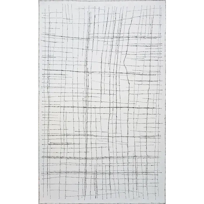 Dorothy Robinson Napangardi, Salt on Mina Mina, 2005, synthetic polymer paint on Belgian linen, 122 x 76 cm