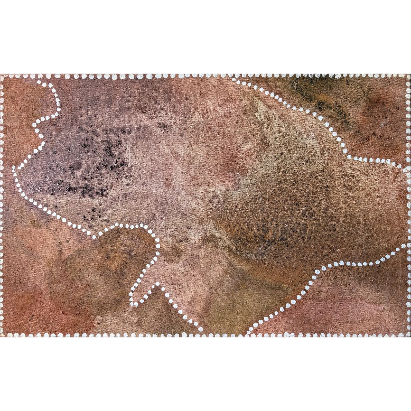 David Cox, Country, 2003, natural earth pigments on canvas, 70 x 45 cm