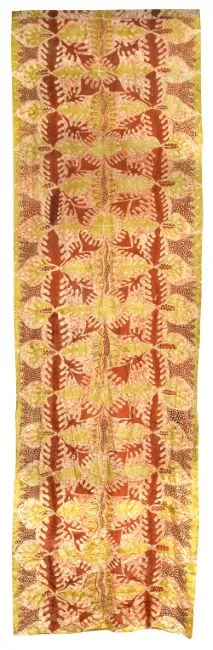 Artist Once Known, Silk Batik, batik on silk, 90 x 230 cm