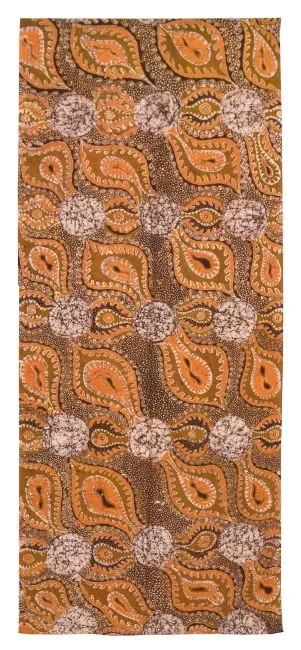 Intjalki Atipalklu, Batik, batik on silk, 225 x 90 cm