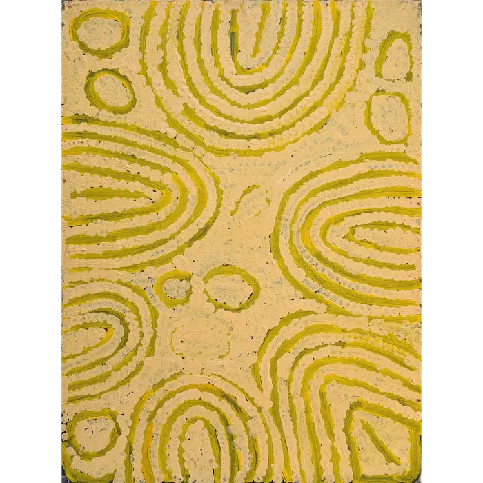 Naata Nungurrayi, Womens Site, 2003, synthetic polymer paint on canvas, 61 x 45cm