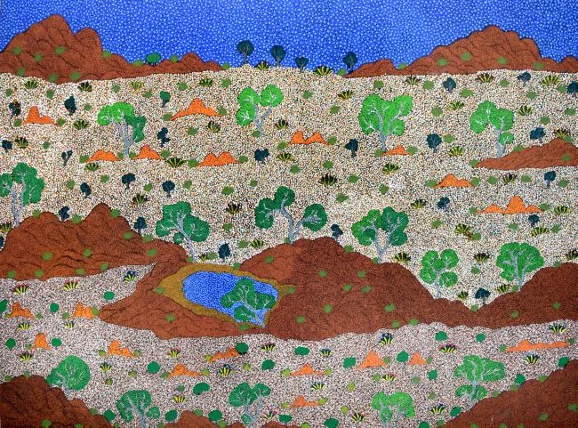 Josephine Holmes, My Country, synthetic polymer paint on Belgian linen, 91 x 122 cm