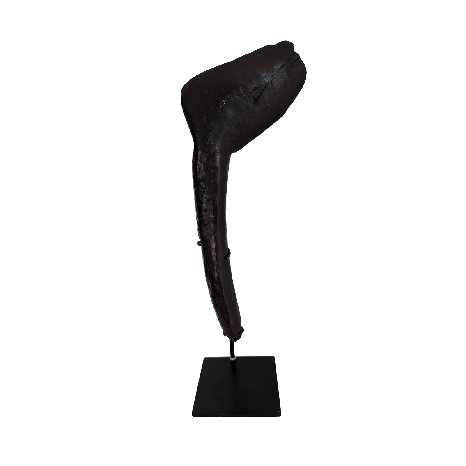 Artist Once Known, Bulbous headed club, South Eastern Australia, c. late 19th century, carved hardwood, Height: 40 cm