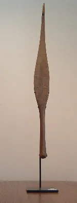 Woomera SEAust, 19, incised wood, 66cm long