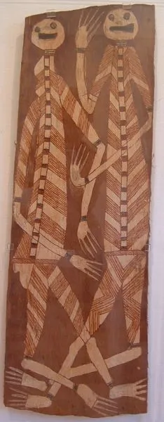 Yirawala, Mimis Singing, 1960, 91 x 31 cms