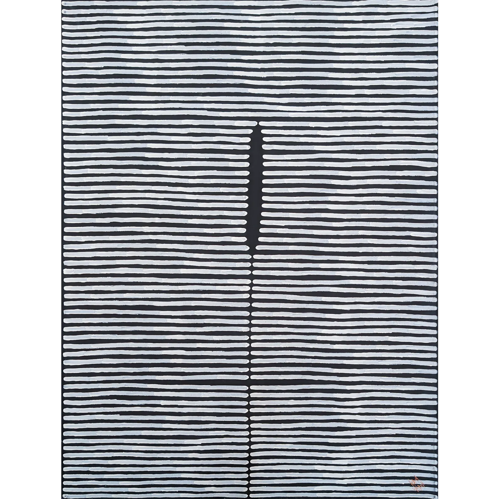 Kurun Warun, Pakap Yallandar (Fire Stick Plant), 2019, synthetic polymer paint on Belgian linen, 91 x 120 cm