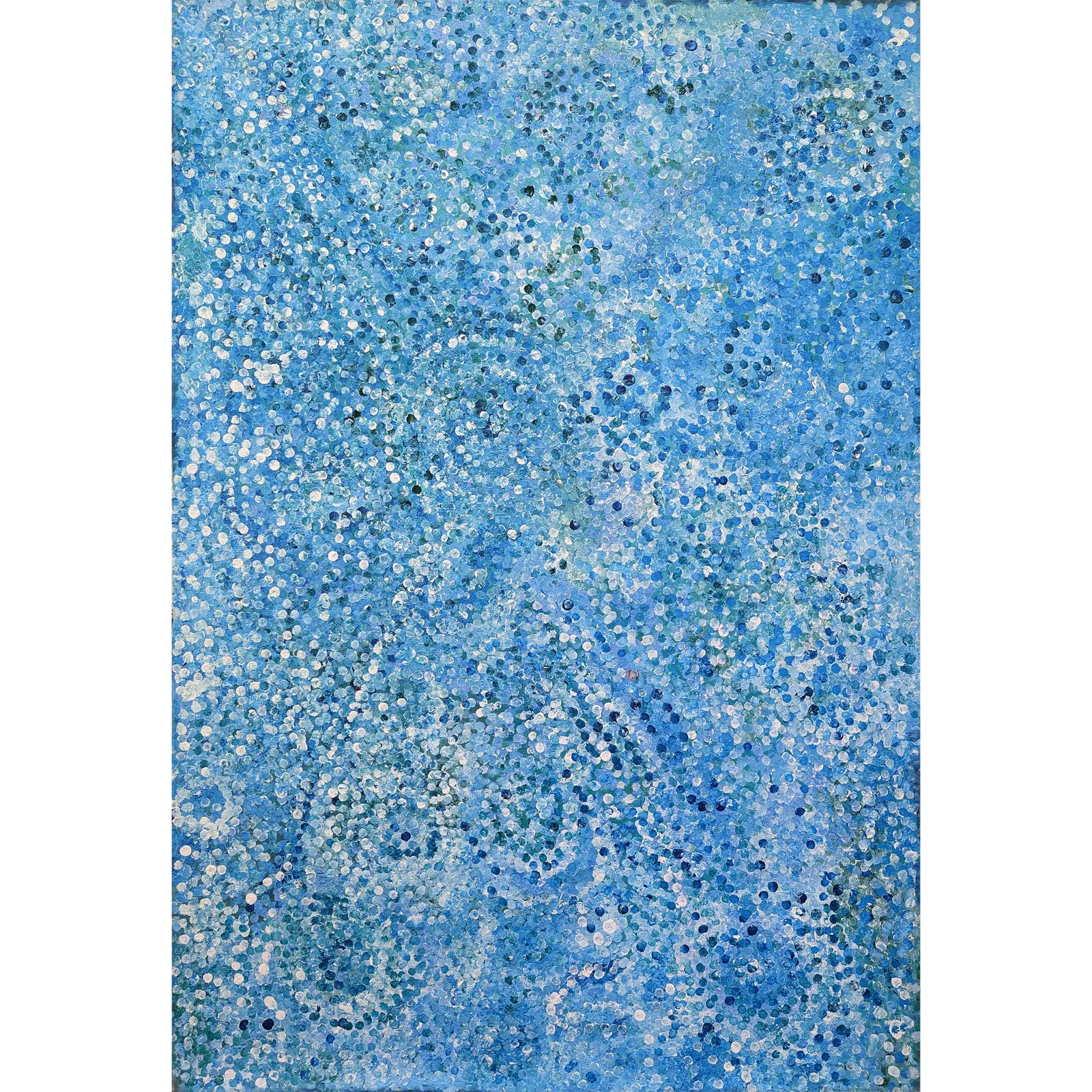 Freddie Purla, My Mother's Country, 2020, synthetic polymer paint on canvas, 133 x 77 cm