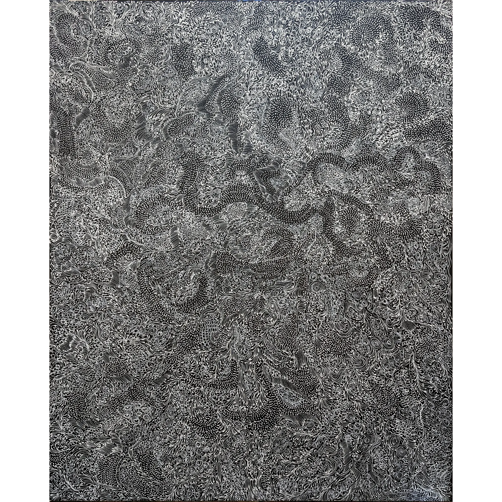 Jorna Newberry, Walpa - Wind Dreaming, 2019, synthetic polymer paint on Belgian linen, 122 x 151 cm