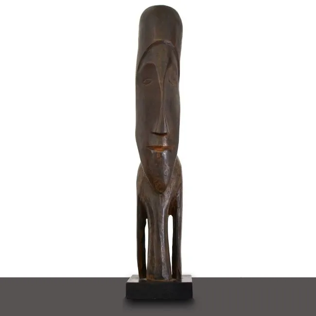 Cyril James Kerinaiua, Purukupali, 2012, cast bronze, 66 x 14 x 14 cm