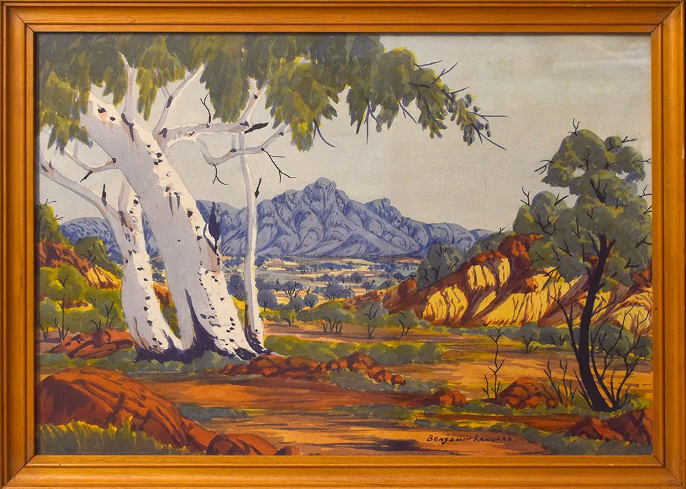 Benjamin Landara, Untitled, watercolour on paper, 53 x 36 cm