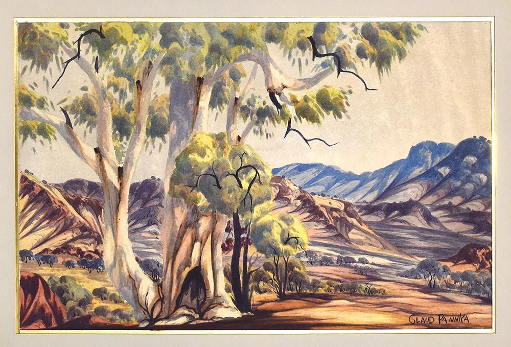 Claude Panka, Untitled, watercolour on paper, 51 x 34 cm
