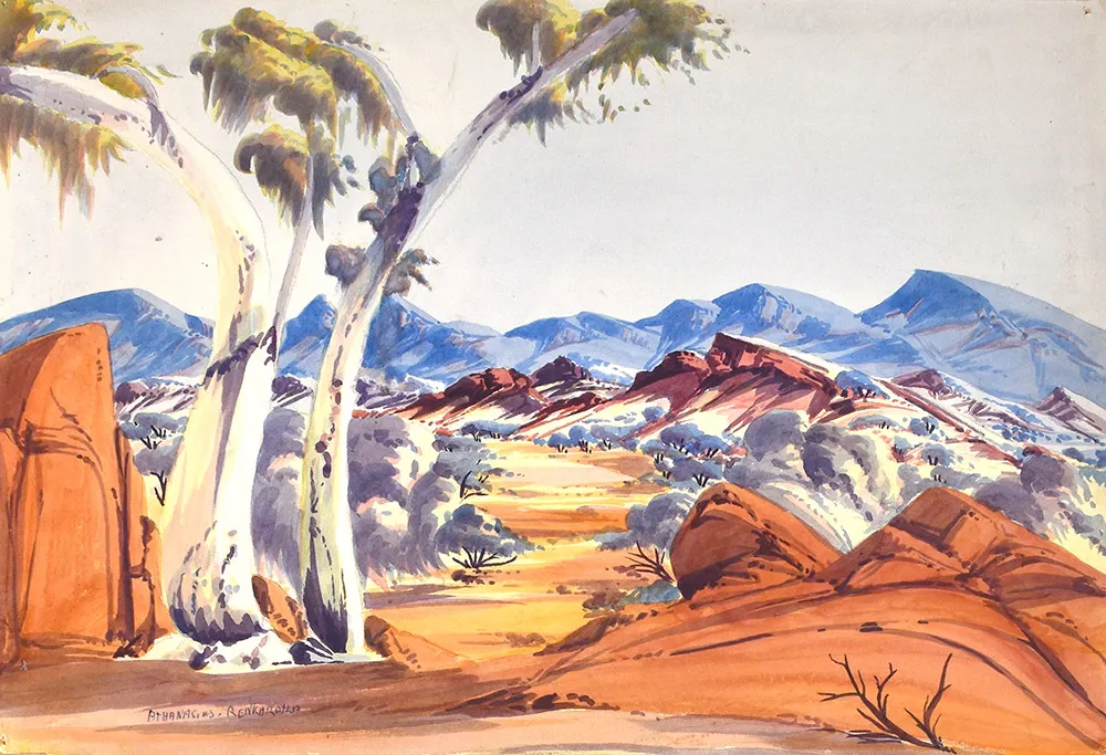 Athanasius  Renkaraka, Untitled, watercolour on paper, 55 x 37 cm