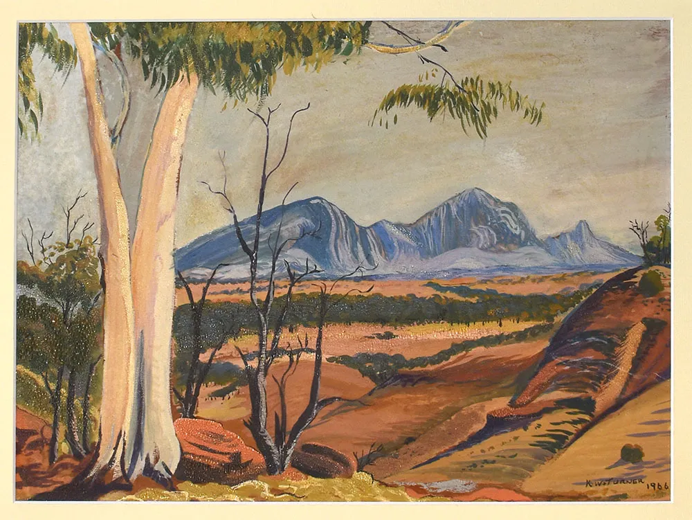 K W Turner, Untitled, 1966, watercolour on board, 30 x 40 cm