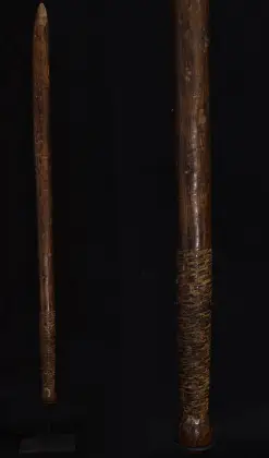 Artist Once Known, Central Australia Digging stick, c.early 20th century, carved wood, 74h x 4w x 4d cm