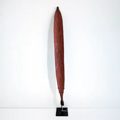 Artist Once Known, Central Australia Woomera, c.1930s, carved wood, 82h x 8w x 5d cm
