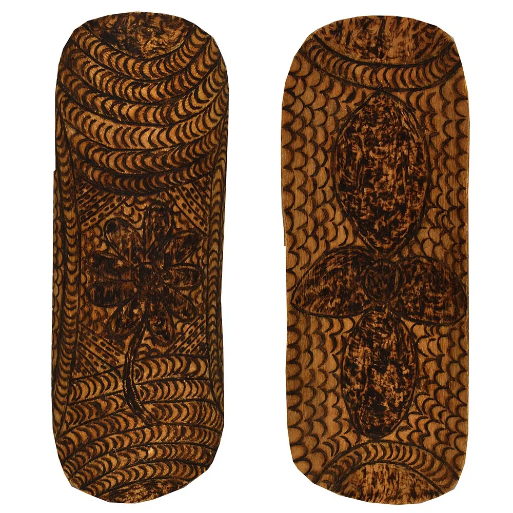 Artist Once Known, Central Desert Carved, 0.198, carved wood, 43 cm x 15 cm irregular