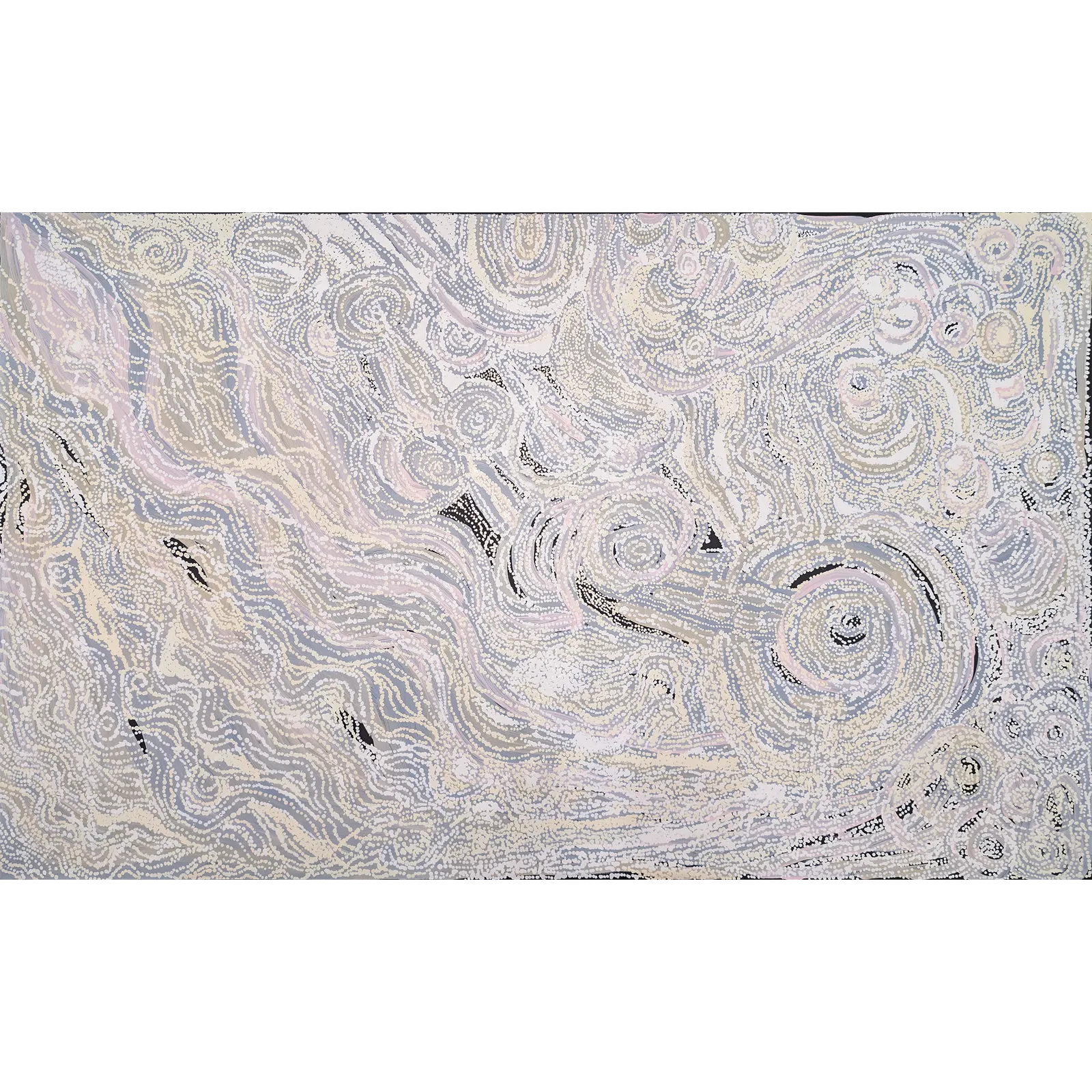Carolanne Ken, Minma Malilu, 2021, synthetic polymer paint on Belgian linen, 90 x 150 cm