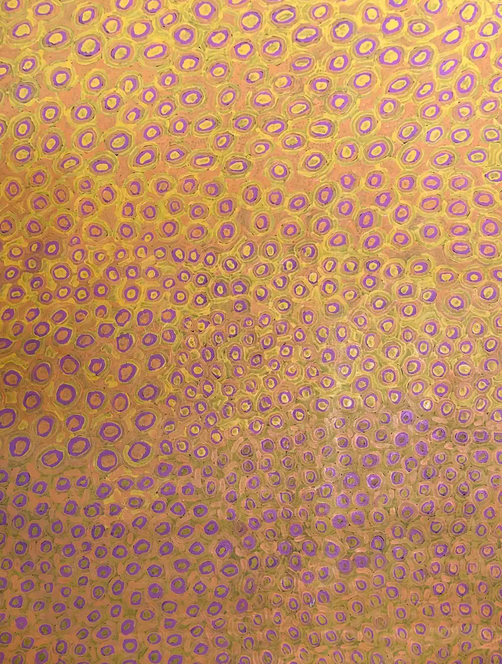Makinti Napanangka & Winnie (Daughter), 2001, synthetic polymer paint on Belgian linen, 150 x 180 cm