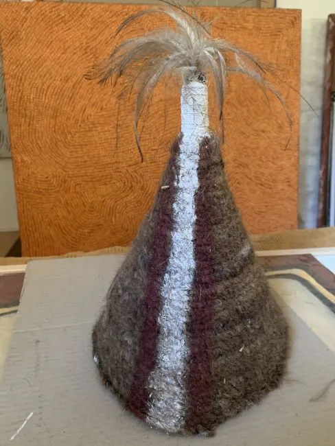 Artist Once Known, Mornington Island, Ceremonial Headdress, 30 x 20 x 20 cm