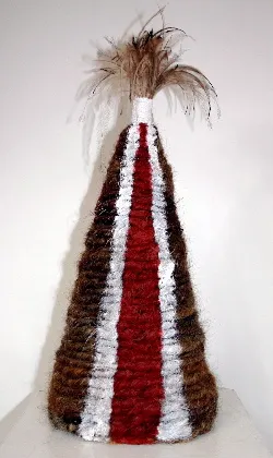 Artist Once Known, Mornington Island, Ceremonial Headdress, 52 x 20 cm