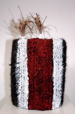 Artist Once Known, Mornington Island, Ceremonial Headdress, 28 x 22 cm