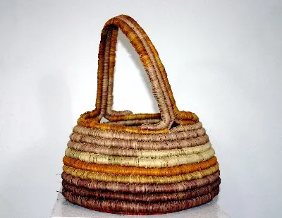 Artist Once Known, Woven Basket, 2003, 35 x 28cm
