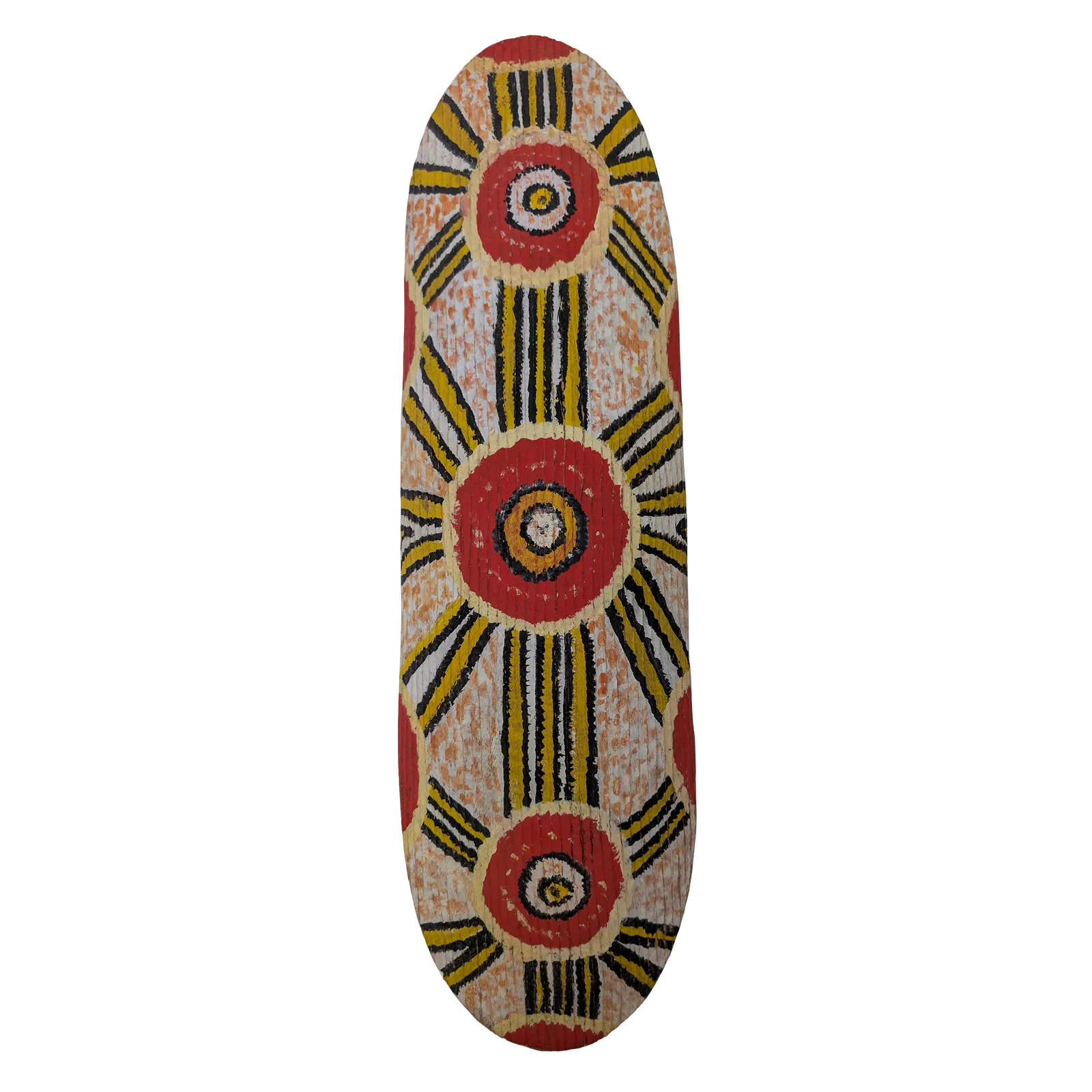 Artist Once Known, Shield, 2001, synthetic polymer paint on wood, 67 x 19cm