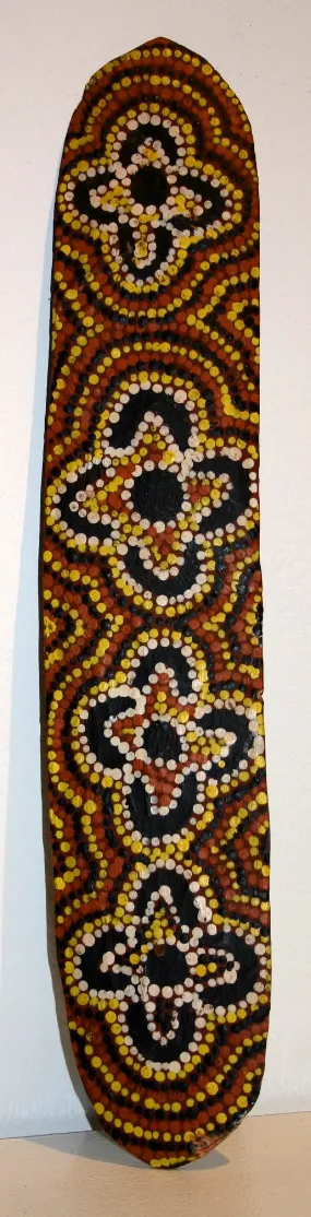 Artist Once Known, synthetic polymer paint on wood, 45 x 9cm