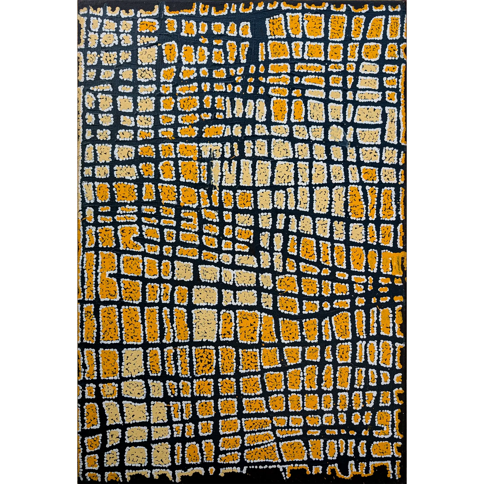Walangkura Napanangka II, Kutungka Napanangka at Papunga, 2005, synthetic polymer paint on Belgian linen, 90 x 60 cm