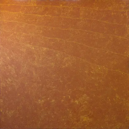 Kathleen Petyarre, My Country - Bush Seeds - After Sandstorm, 2010, synthetic polymer paint on Belgian linen, 152 x 152 cm