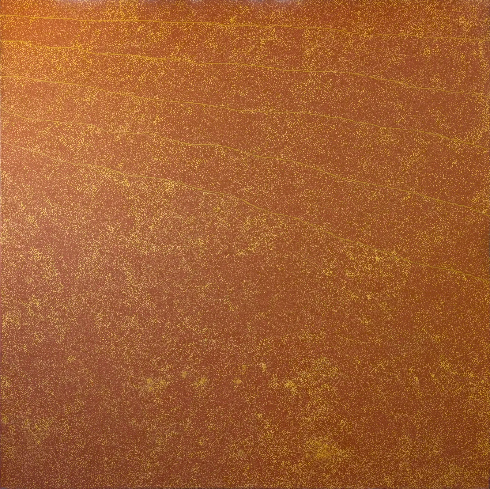 Kathleen Petyarre, My Country - Bush Seeds - After Sandstorm, 2010, synthetic polymer paint on Belgian linen, 152 x 152 cm