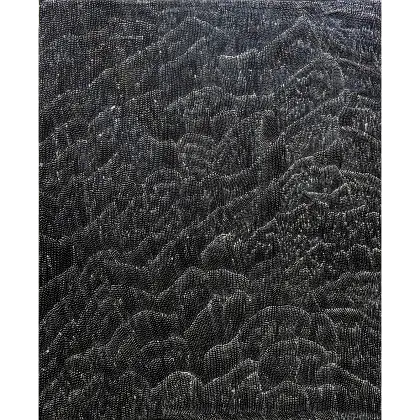 Lily Kelly Napangardi, Tali (Sand Hills), 2005, synthetic polymer paint on Belgian linen, 147 x 126 cm