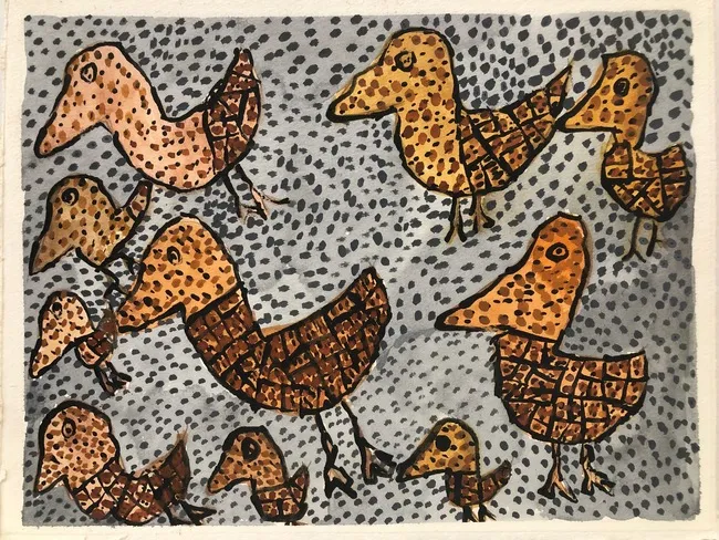 Jane Margaret Tipuamantumirri, Tokwampini, 2021, 28.5 x 38 cm