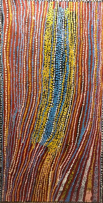 Tommy Mitchell, Untitled, synthetic polymer paint on Belgian linen, 76.5 x 151 cm